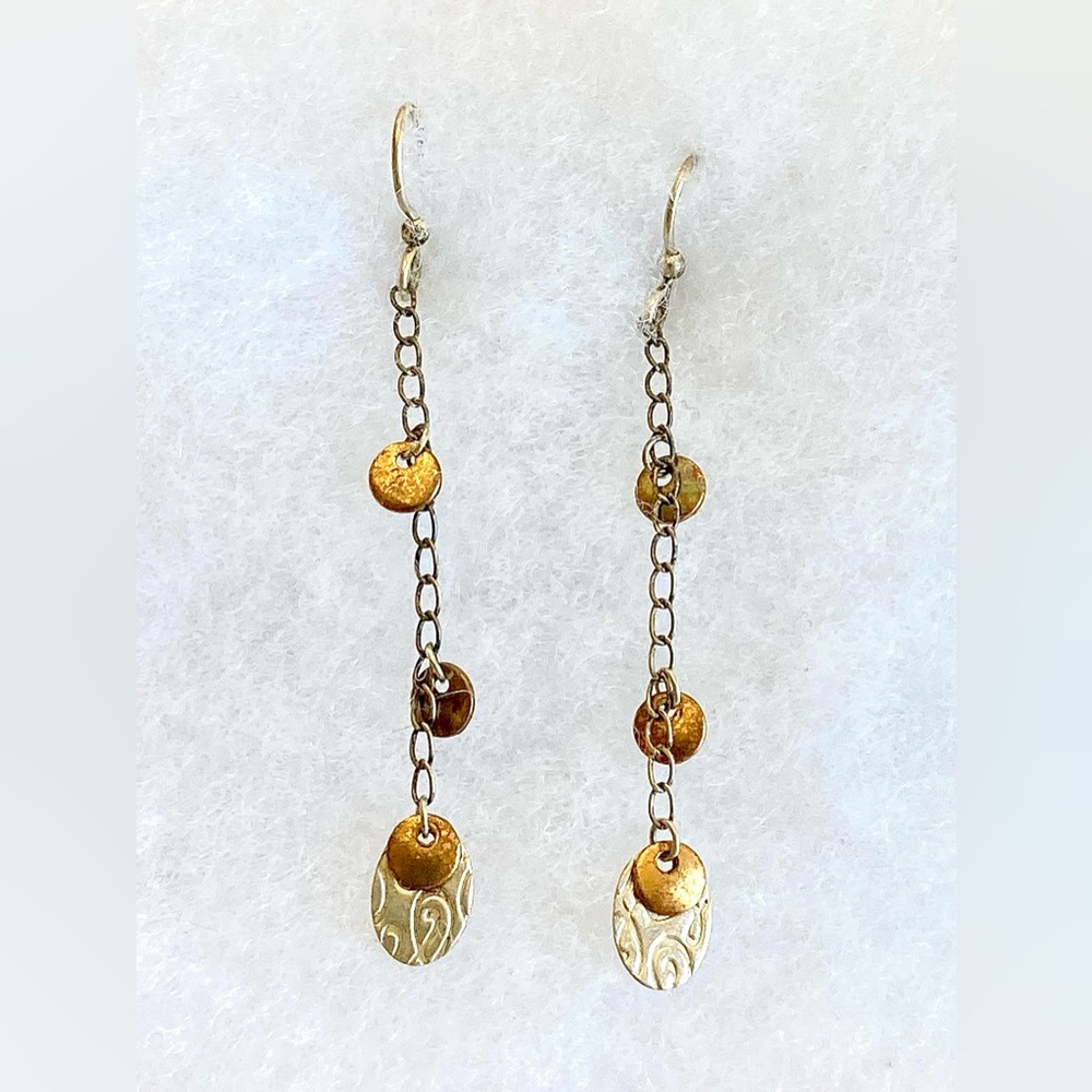 Jody Coyote  Dangle Chain Earrings
